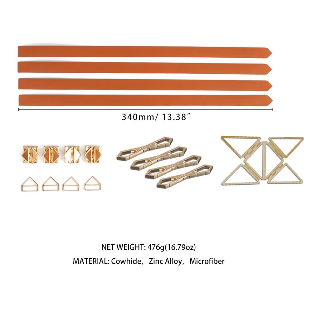 Набір для зв'язування LOCKINK Hogtie Set - Brown - Зображення 8