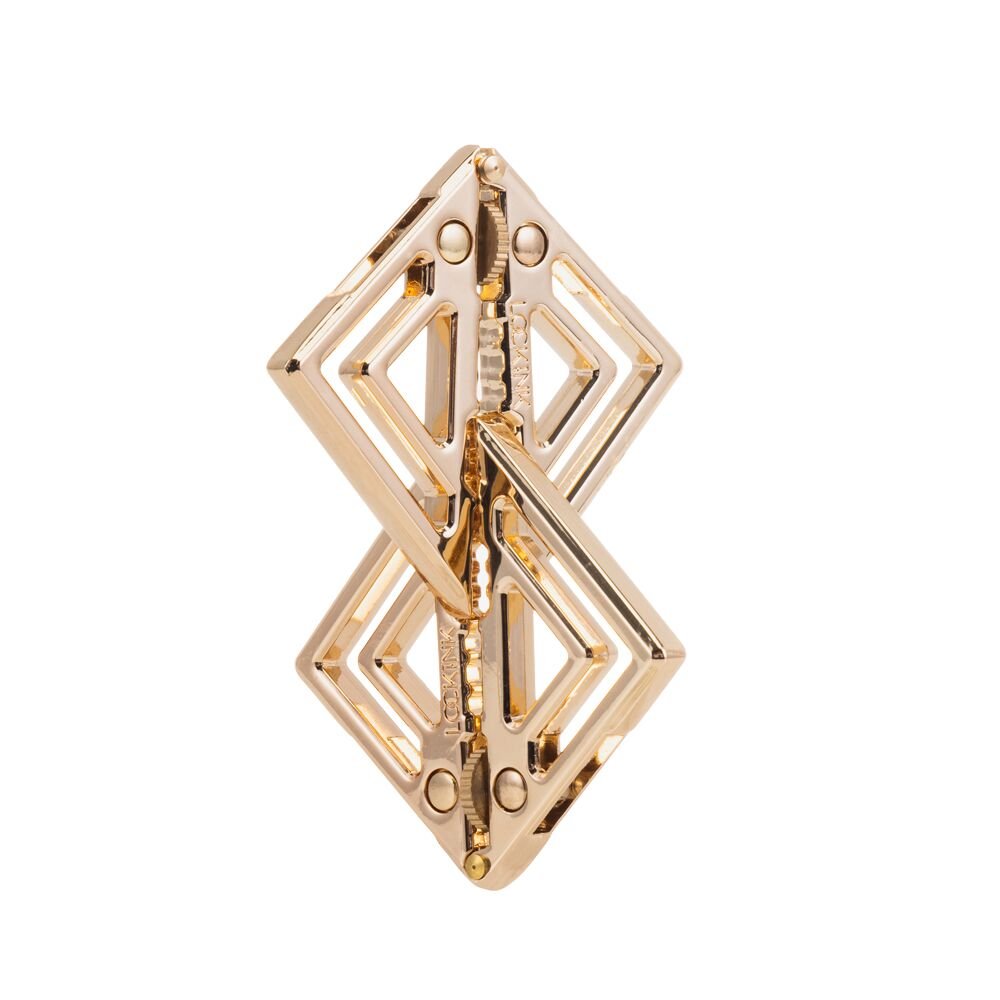 Затискачі для сосків з важкою підвіскою LOCKINK Adjustable Nipple Clamps with Heavy Pendant - Golden - Зображення 7