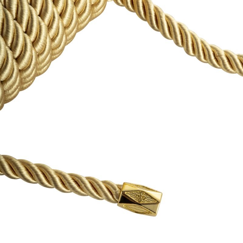 Мотузка для шибарі LOCKINK SEVANDA Shibari Pratice Rope, золотиста, 8 м, нейлон+бавовна - Зображення 2