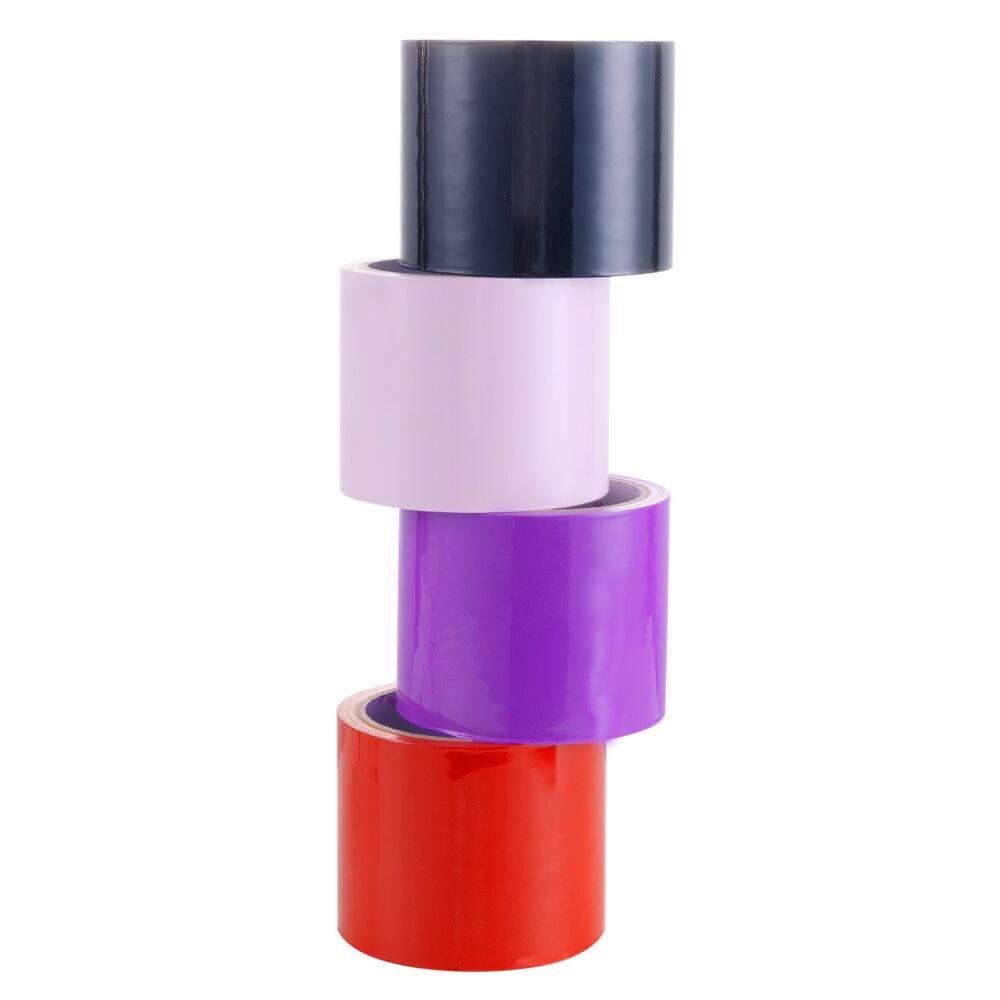 Скотч для бондажу LOCKINK SEVANDA Electrostatic Tape, червона, 16 м - Зображення 6