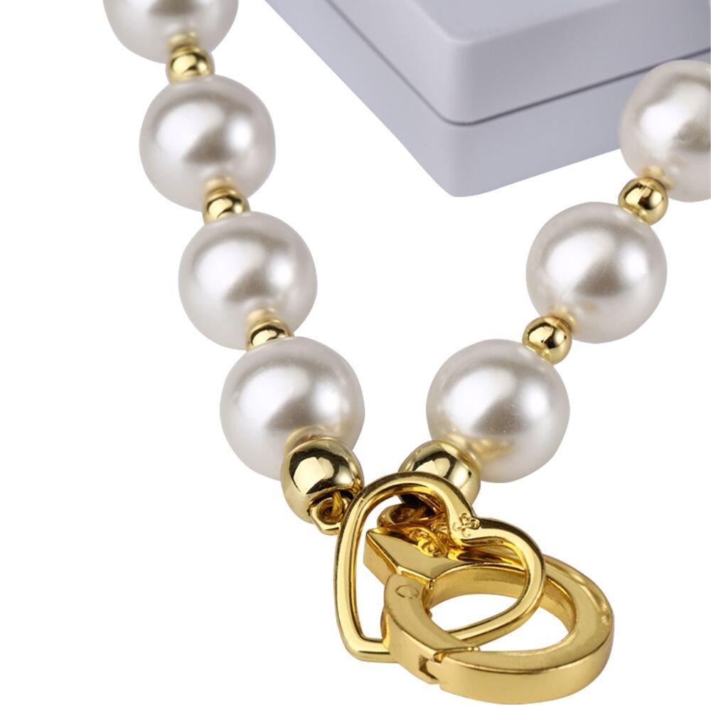 Перлинний нашийник з повідцем LOCKINK Pearl Collar & Leash Set - Зображення 4