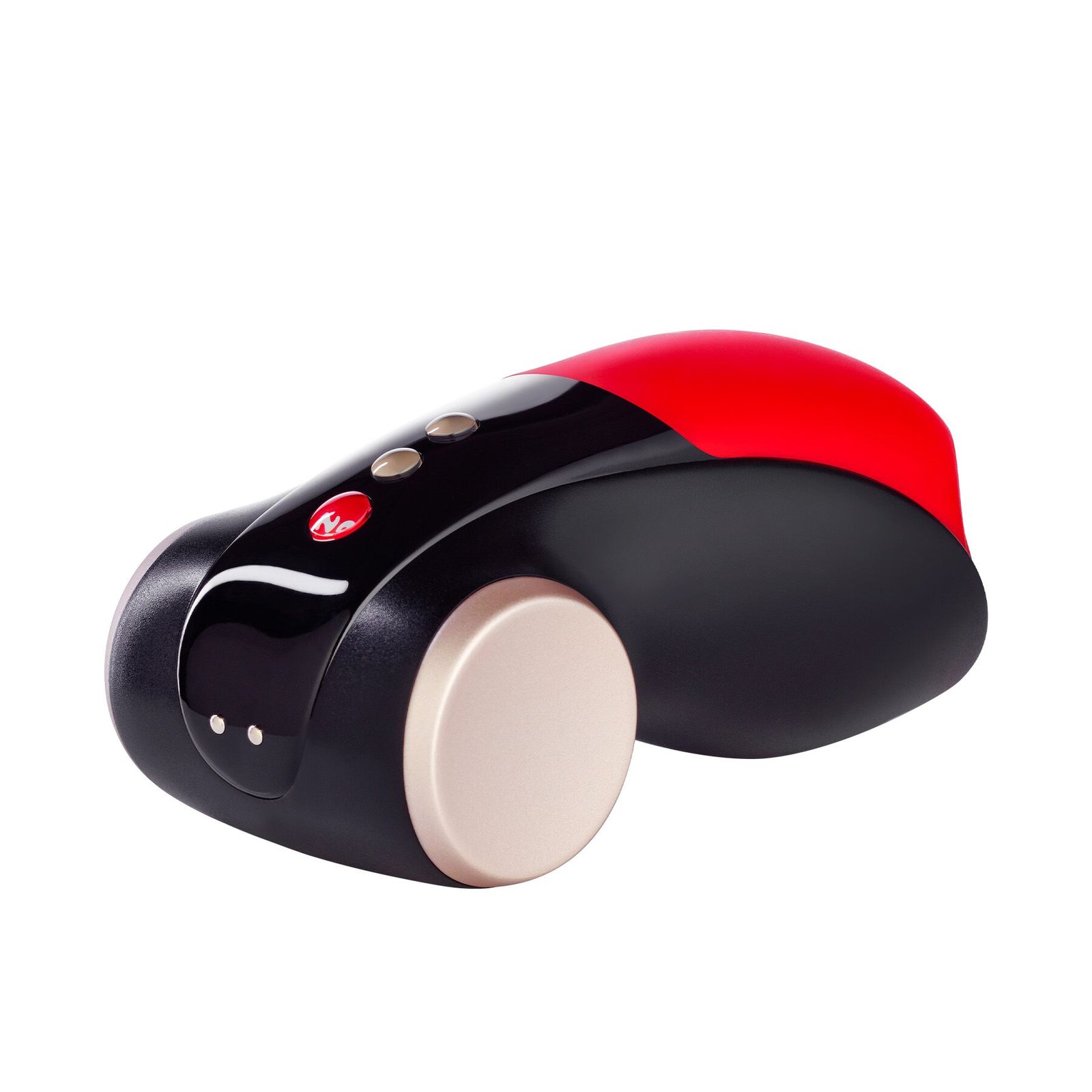 Мастурбатор для головки пеніса Fun Factory COBRA LIBRE II black/red, 2 мотори, гра без рук - Зображення 3