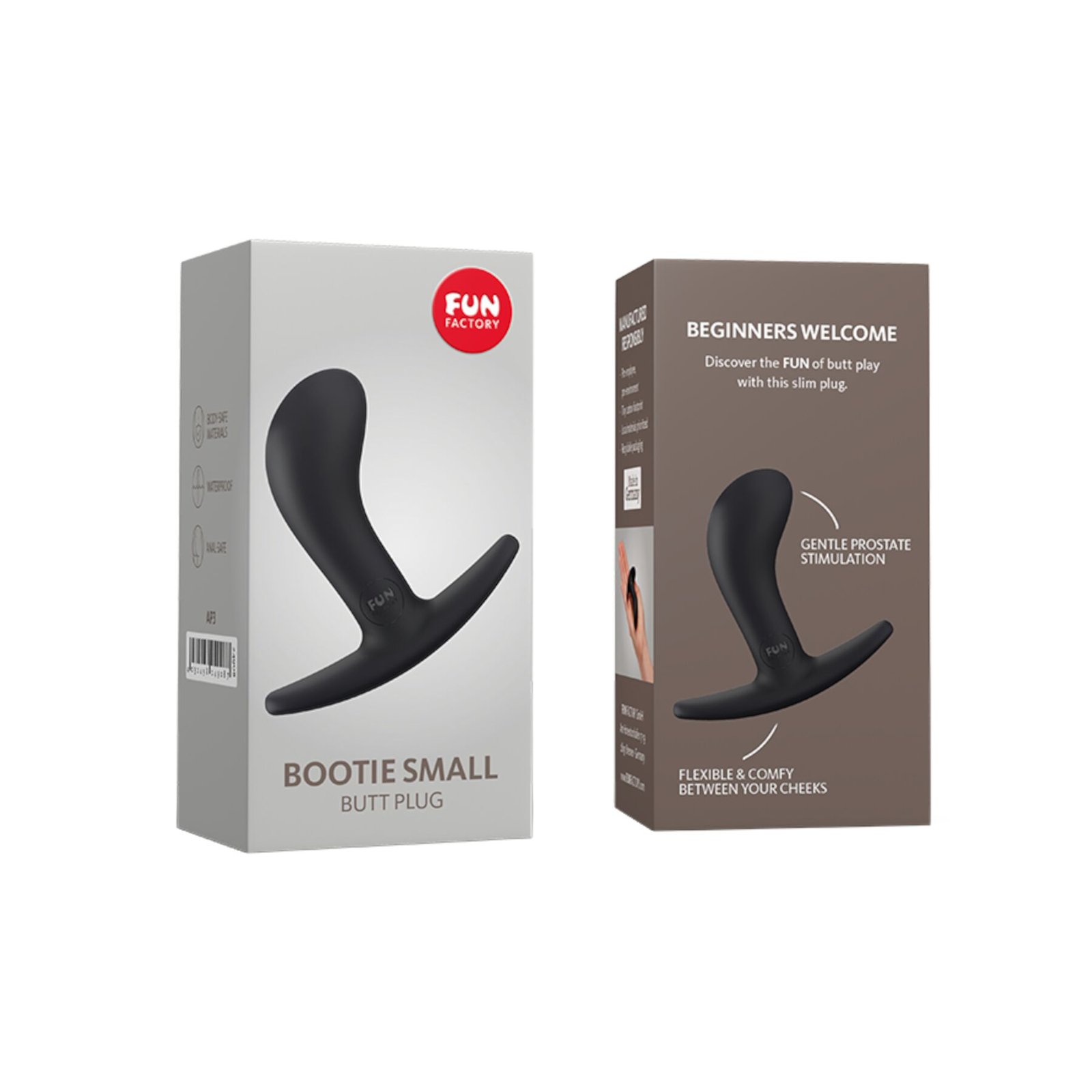 Анальна пробка Fun Factory BOOTIE S, чорна, діаметр 2,8 см, тонкий обмежувач - Зображення 5