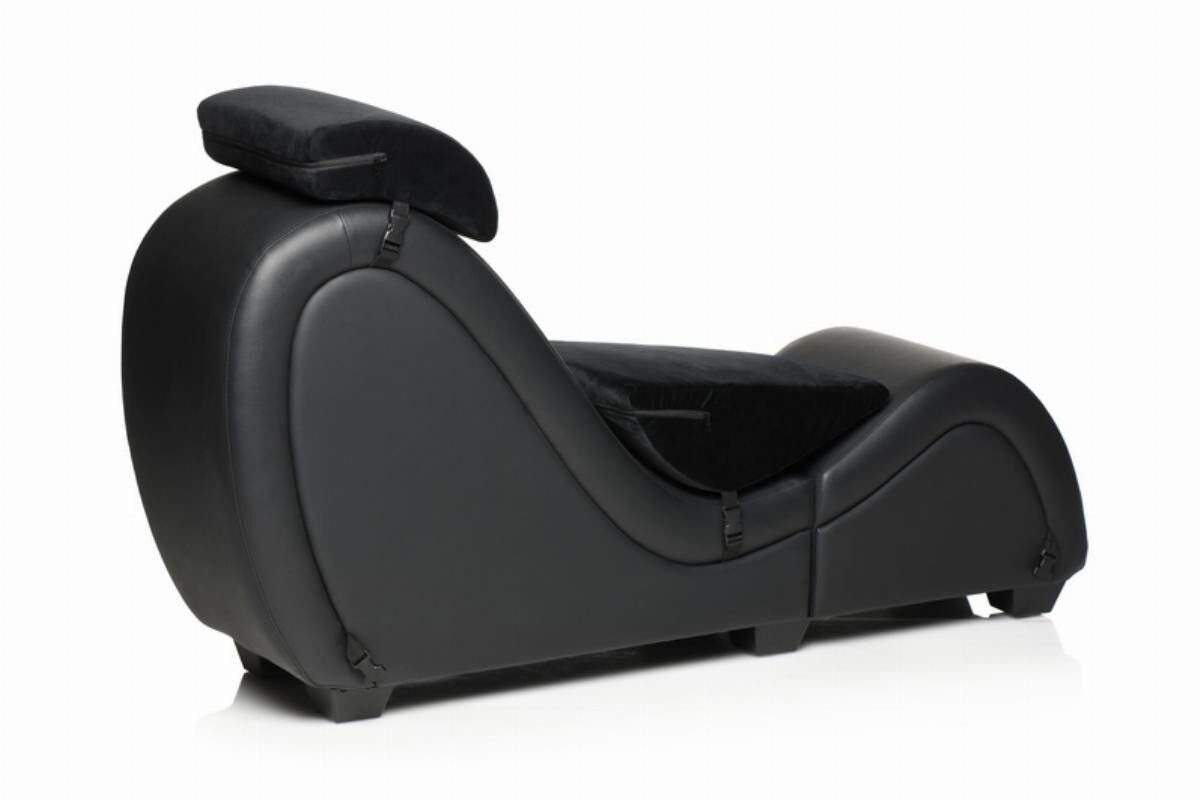 Секс-крісло з подушками Master Series Kinky Sex Lounge with Cushions - Black - Зображення 3