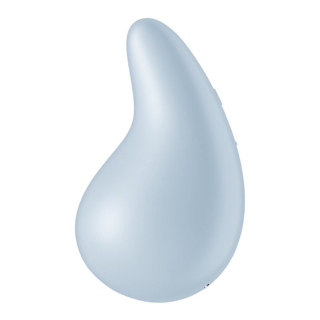 Вібратор для зовнішньої стимуляції Satisfyer Dew Drop Blue, 2 мотори, 12 режимів, м’який корпус - Зображення 5