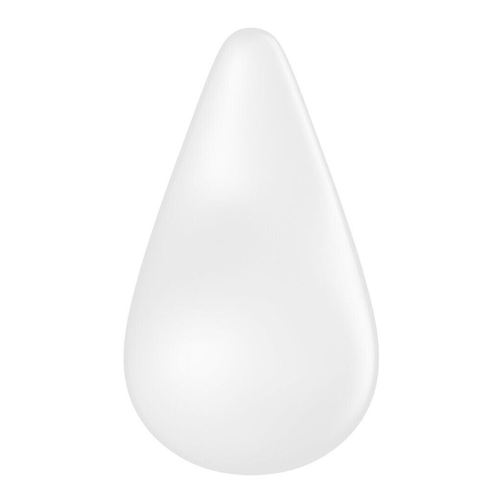 Вібратор для зовнішньої стимуляції Satisfyer Dew Drop White, 2 мотори, 12 режимів, м’який корпус - Зображення 4