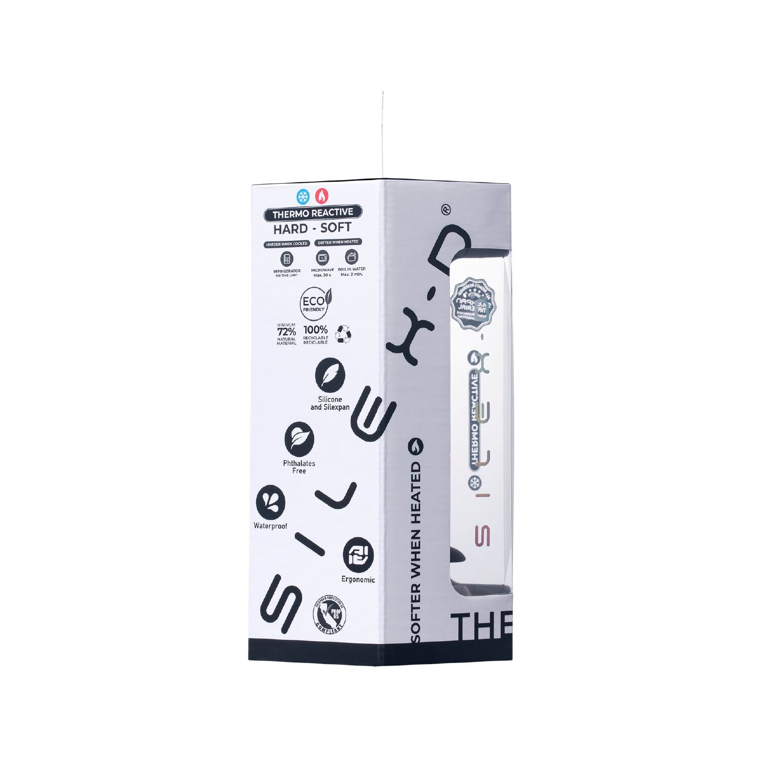 Анальна пробка SilexD Model 2, size M, чорна, двошарова, з ефектом пам’яті, діаметр 4 см - Зображення 9