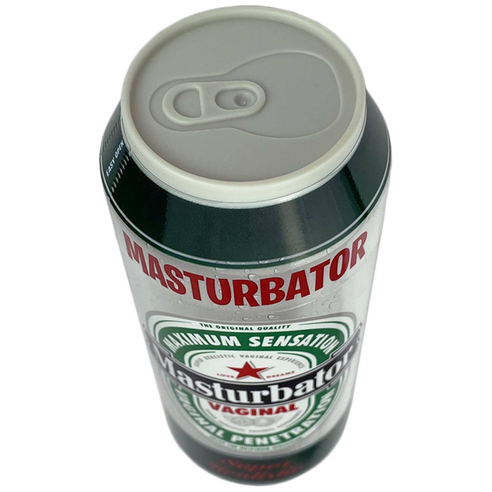 Мастурбатор-вагіна Alive Heineken Vagina II у вигляді банки пива, реалістичний - Зображення 6