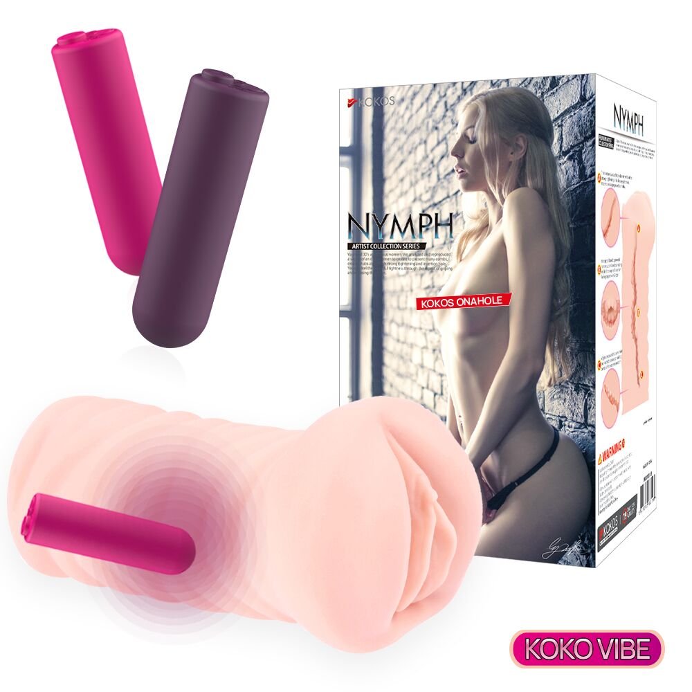 Мастурбатор-вагіна Kokos Nymph Vibe - Зображення 3