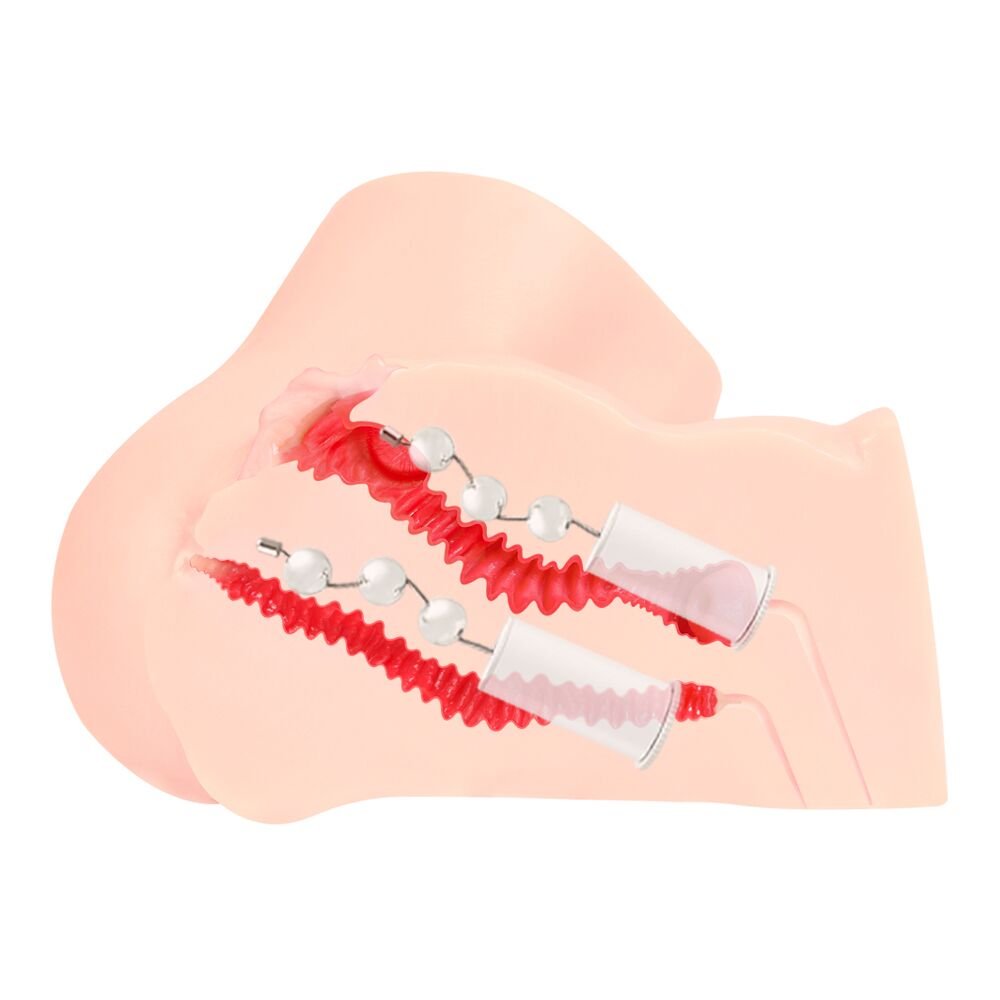 Мастурбатор Kokos 001 Adel ONAHOLE Real Vagina 2WayPlus з функцією масажу та вібрацією - Зображення 3