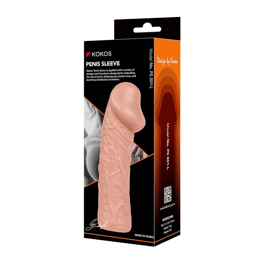 Насадка на член Kokos Penis Sleeve PS 001 L - Зображення 2
