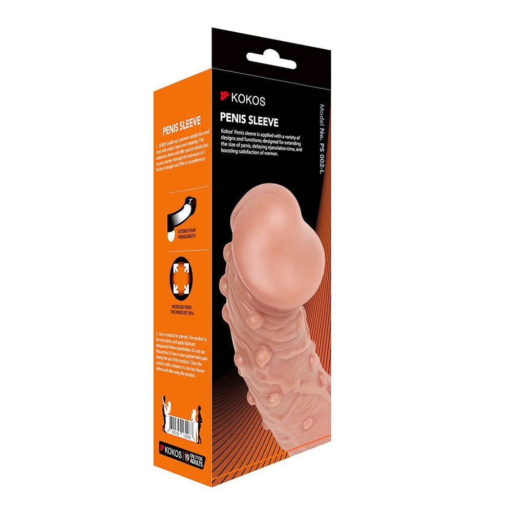 Насадка на член Kokos Penis Sleeve PS 002 L - Зображення 3