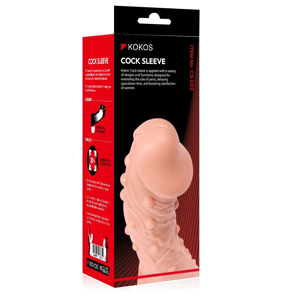 Насадка на член Kokos Cock Sleeve CS 002 M - Зображення 3