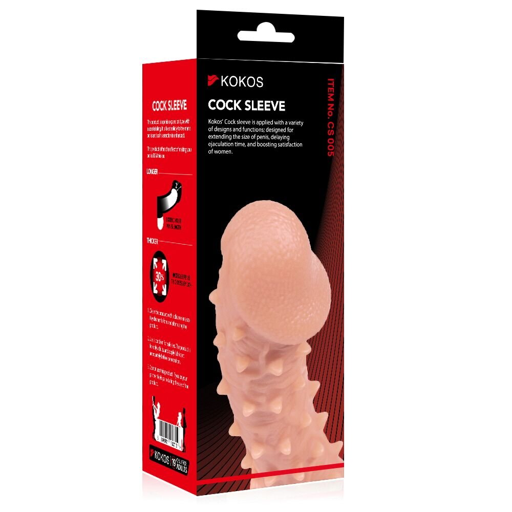 Насадка на член Kokos Cock Sleeve CS 005 M - Зображення 3