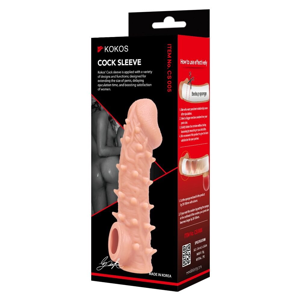 Насадка на член Kokos Cock Sleeve CS 005 M - Зображення 2