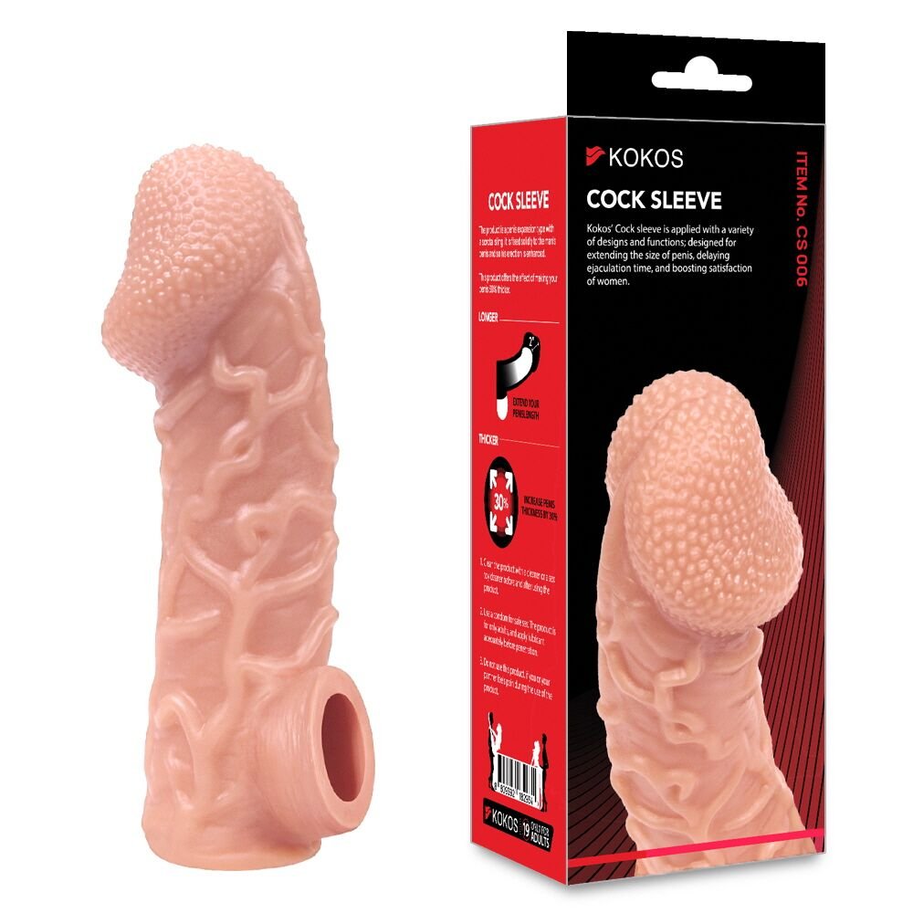 Насадка на член Kokos Cock Sleeve CS 006 M - Зображення 2