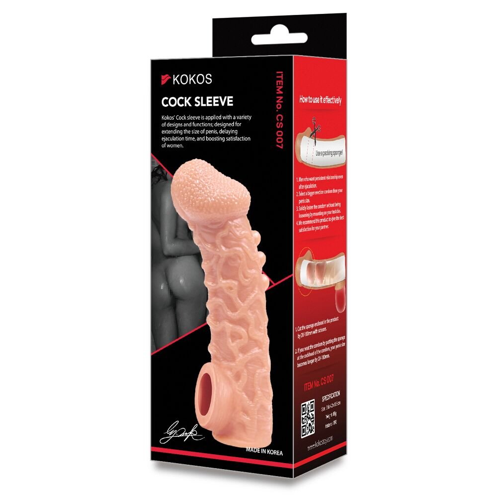 Насадка на член Kokos Cock Sleeve CS 007 L - Зображення 6