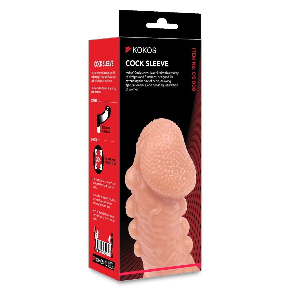 Насадка на член Kokos Cock Sleeve CS 008 L - Зображення 4