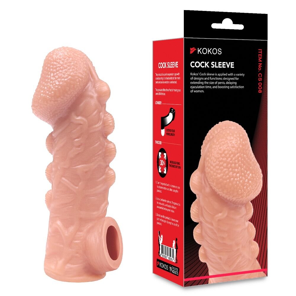 Насадка на член Kokos Cock Sleeve CS 008 L - Зображення 3