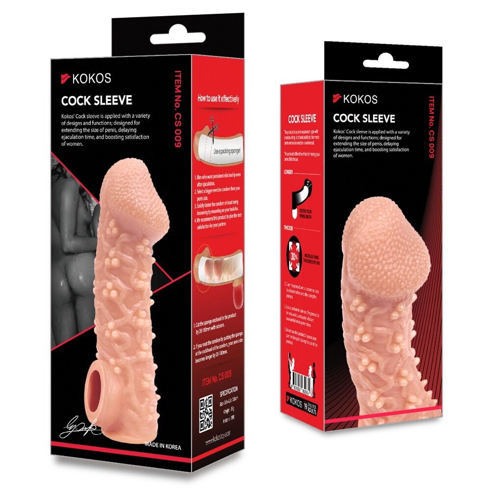 Насадка на член Kokos Cock Sleeve CS 009 M - Зображення 5