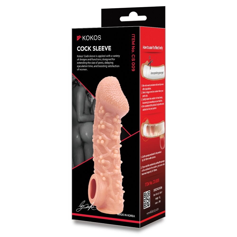 Насадка на член Kokos Cock Sleeve CS 009 L - Зображення 6