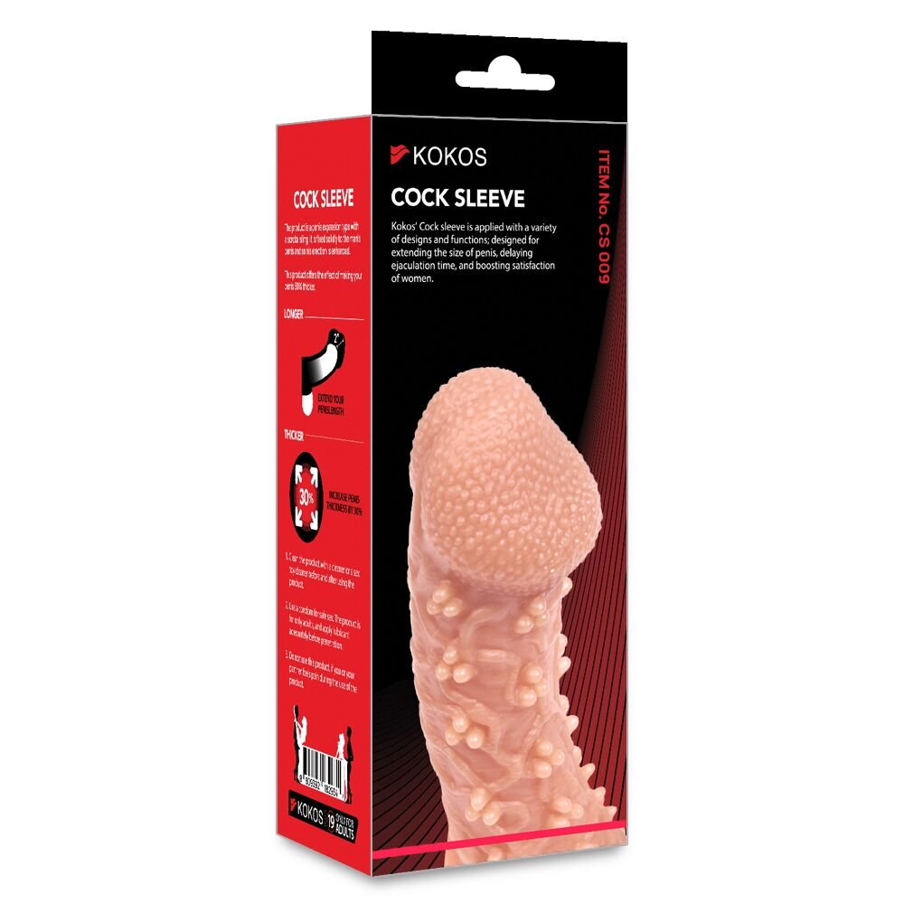 Насадка на член Kokos Cock Sleeve CS 009 L - Зображення 4