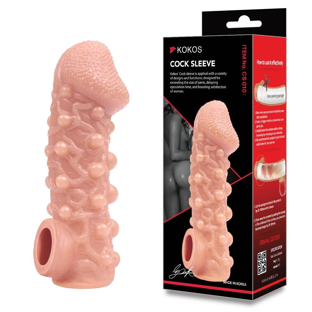 Насадка на член Kokos Cock Sleeve CS 010 L - Зображення 2