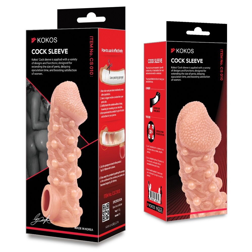 Насадка на член Kokos Cock Sleeve CS 010 L - Зображення 5