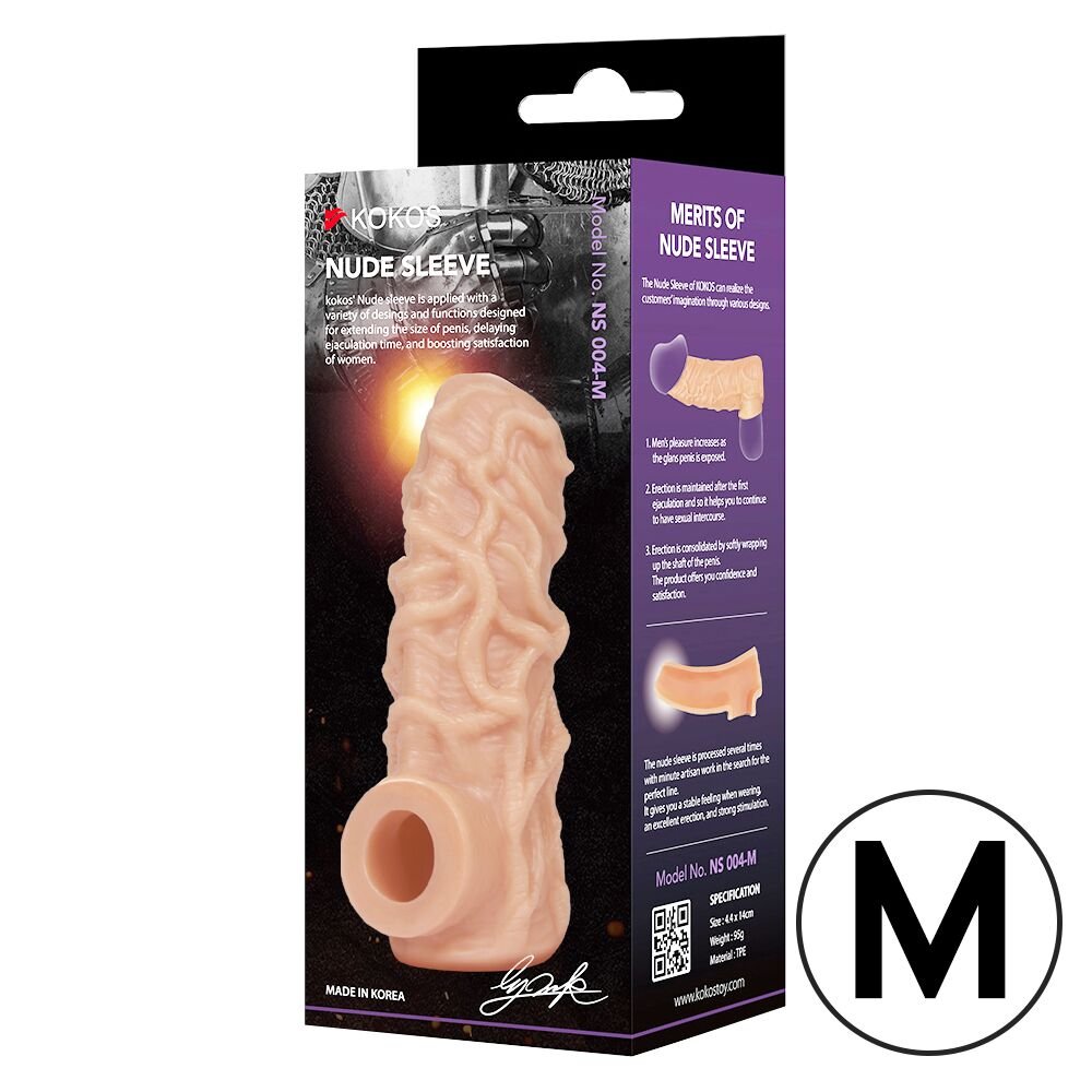 Насадка на член Kokos Nude Sleeve NS 004 M - Зображення 3