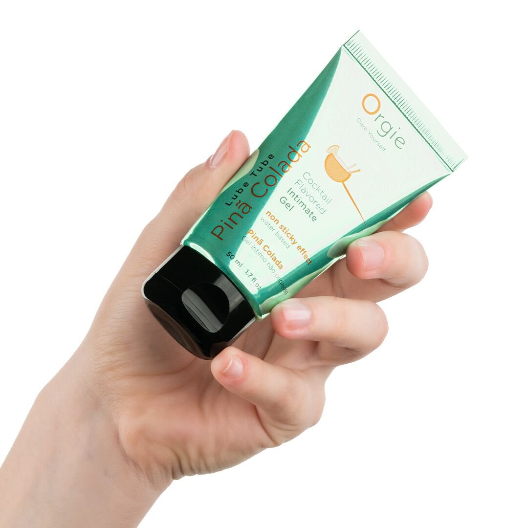Лубрикант на водній основі Orgie Lube Tube Pina Colada, 50 мл, смак та аромат піна колади - Зображення 4