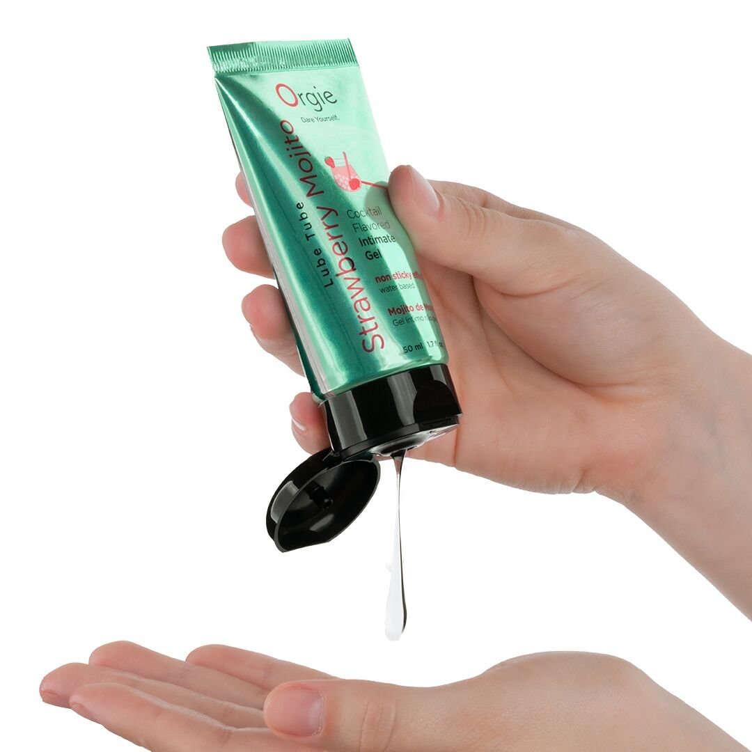 Лубрикант на водній основі Orgie Lube Tube Strawberry Mojito, 50 мл - Зображення 2