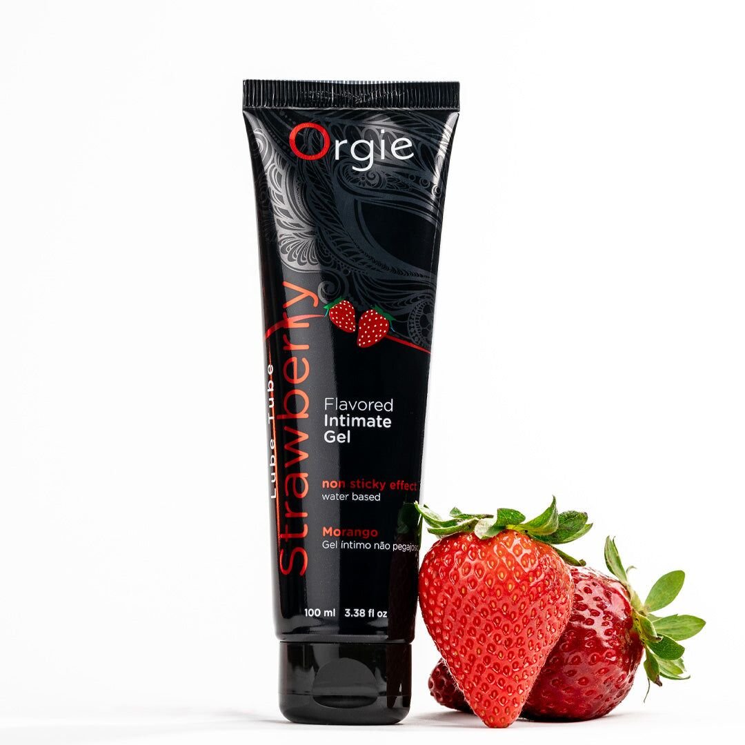 Лубрикант на водній основі Orgie Lube Tube Strawberry, 100 мл, зі смаком та ароматом полуниці - Зображення 4
