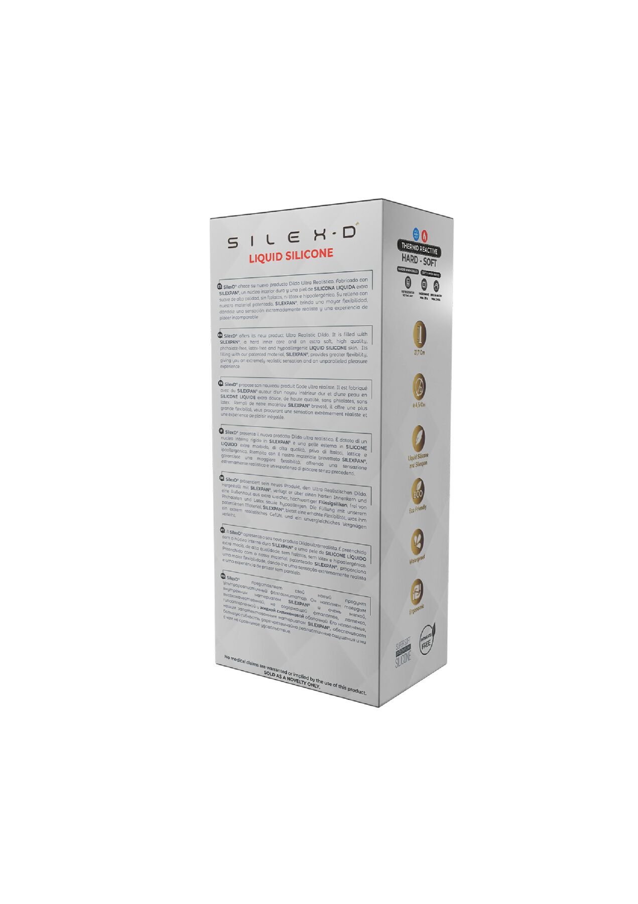 Фалоімітатор SilexD Oscar Flesh (MODEL 2 size 9in) Liquid Silicone, підходить для торса Apollo S і L - Зображення 7