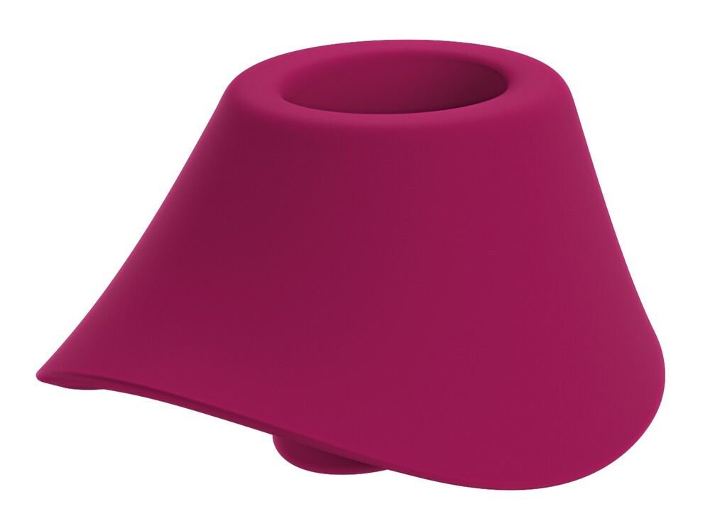 Вагінально-кліторальний стимулятор Womanizer Blend Vibrant Pink, вібрація + вакуум, 2 мотори - Зображення 4