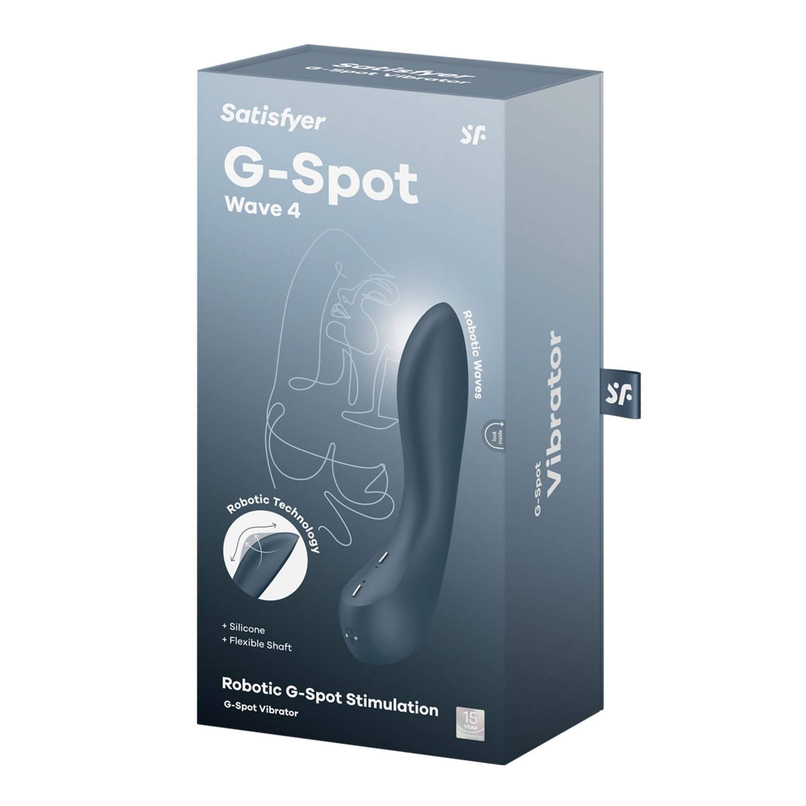Стимулятор точки G Satisfyer G-Spot Wave 4, ефект пестощів пальчиком, 12 режимів - Зображення 5