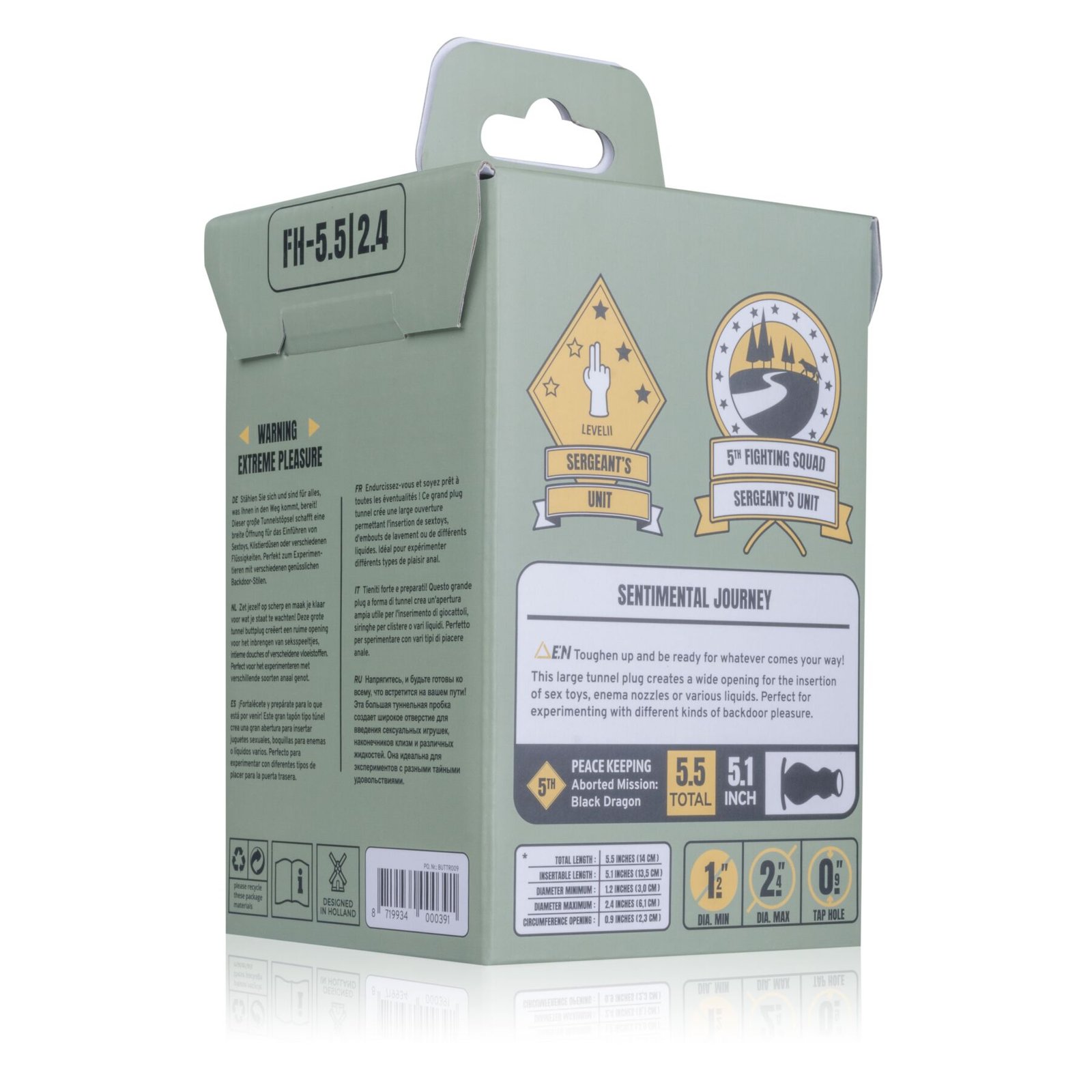 Анальна пробка BUTTR - Foxhole Hollow Butt Plug - Зображення 7