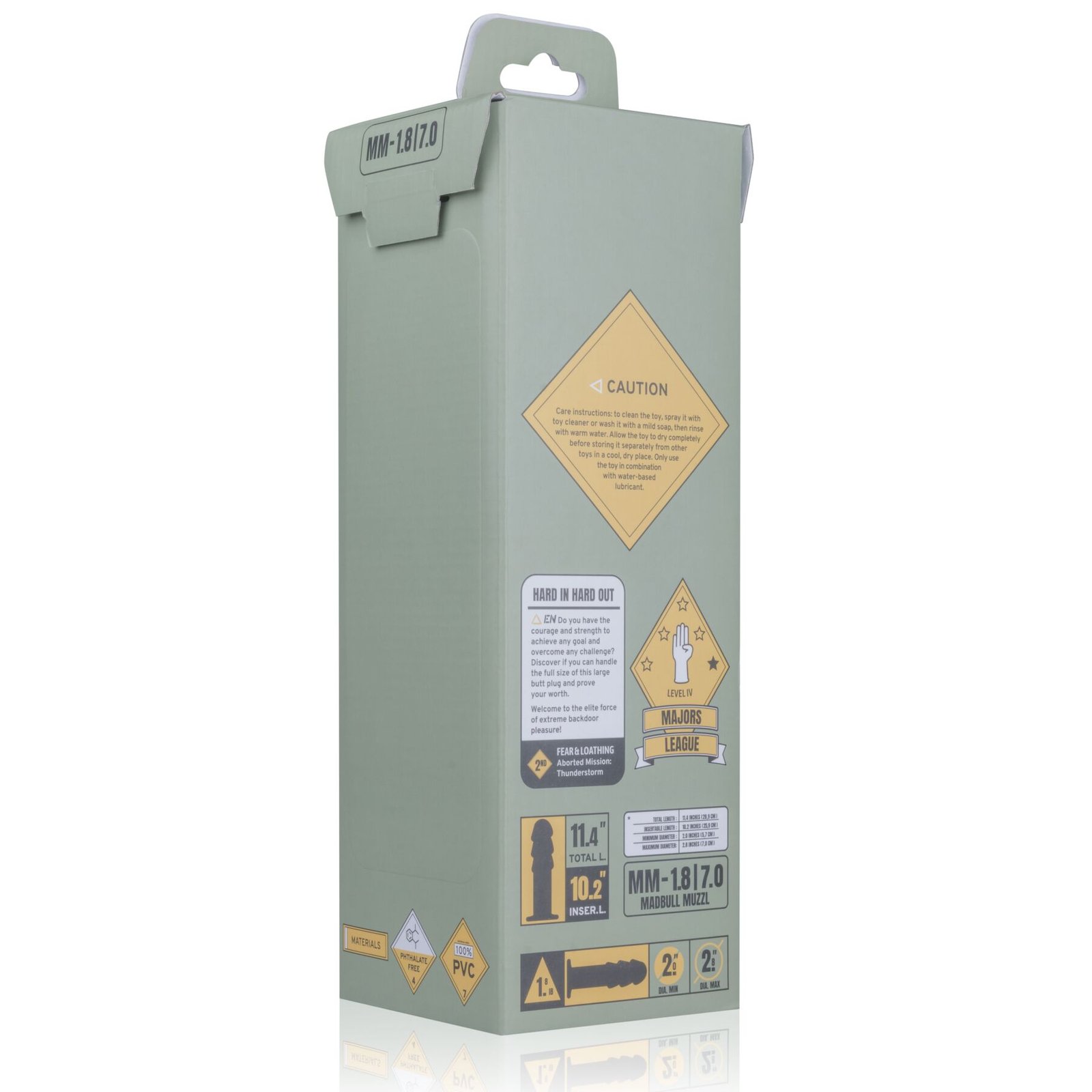 Анальна пробка BUTTR - MadBull Muzzl XXL Dildo - Зображення 7