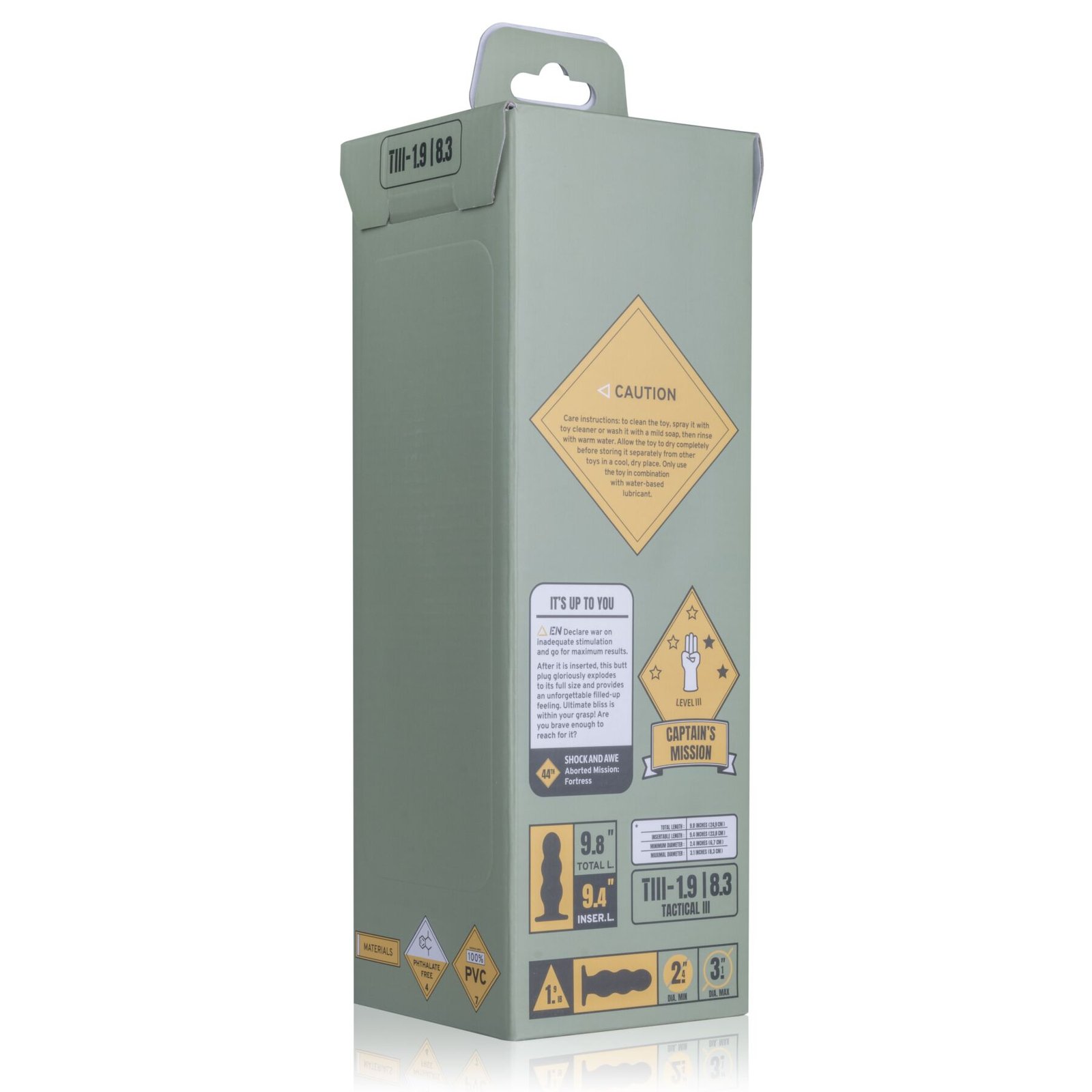 Анальна пробка BUTTR - Tactical III Butt Plug - Зображення 7