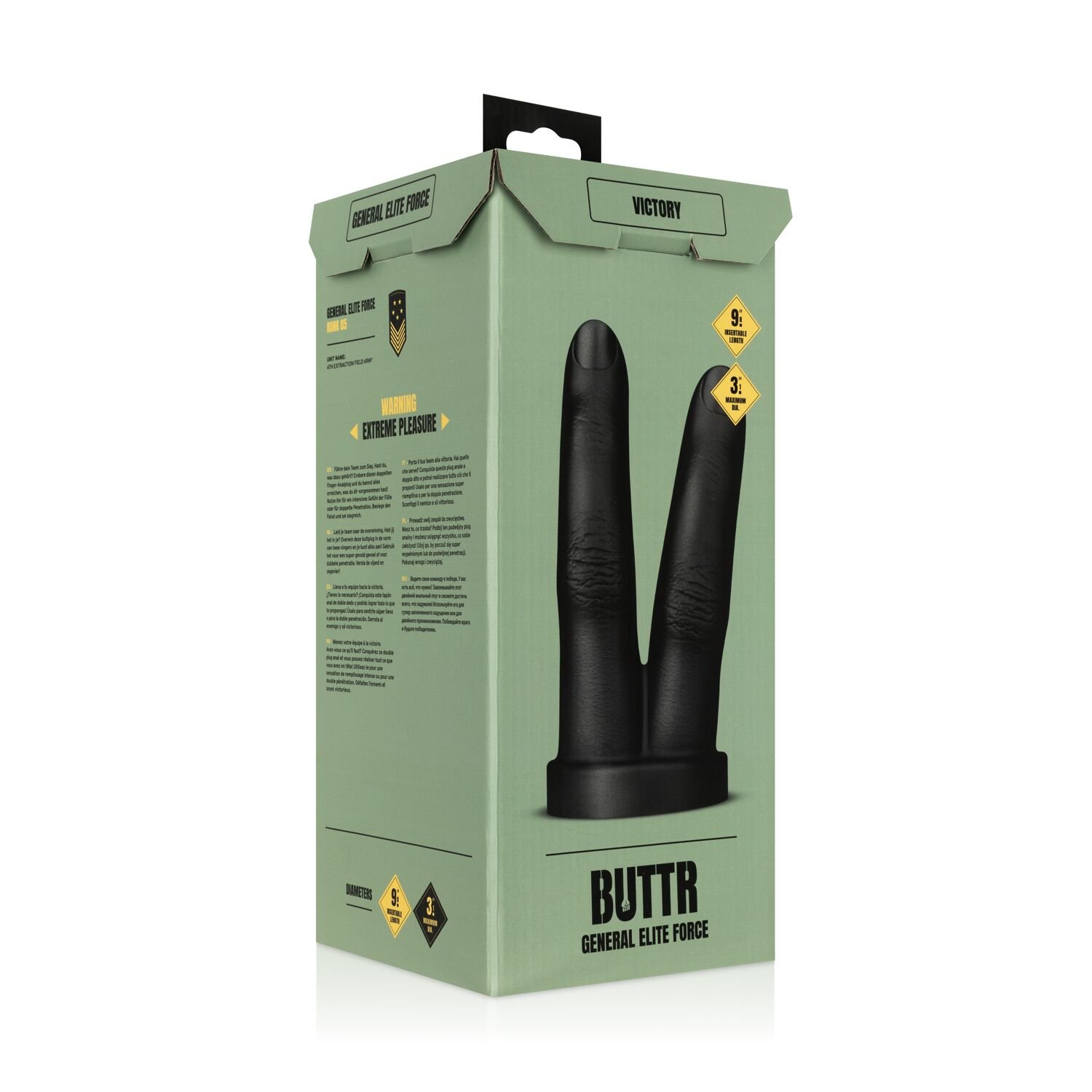 Анальна пробка BUTTR - Victory Double Finger Butt Plug - Зображення 10
