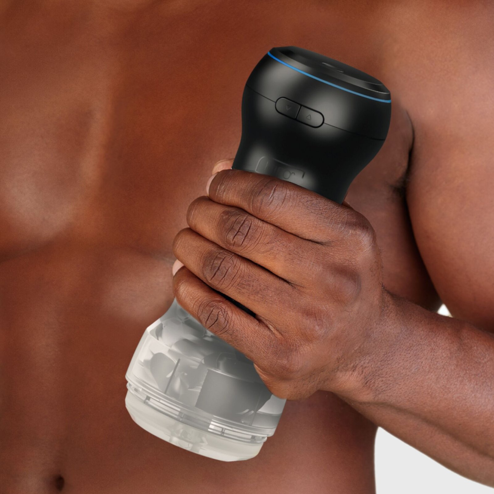 Мастурбатор Kiiroo Feel Pocket Crystal зі всмоктувальною інтерактивною насадкою PowerBlow Combo Set - Зображення 10