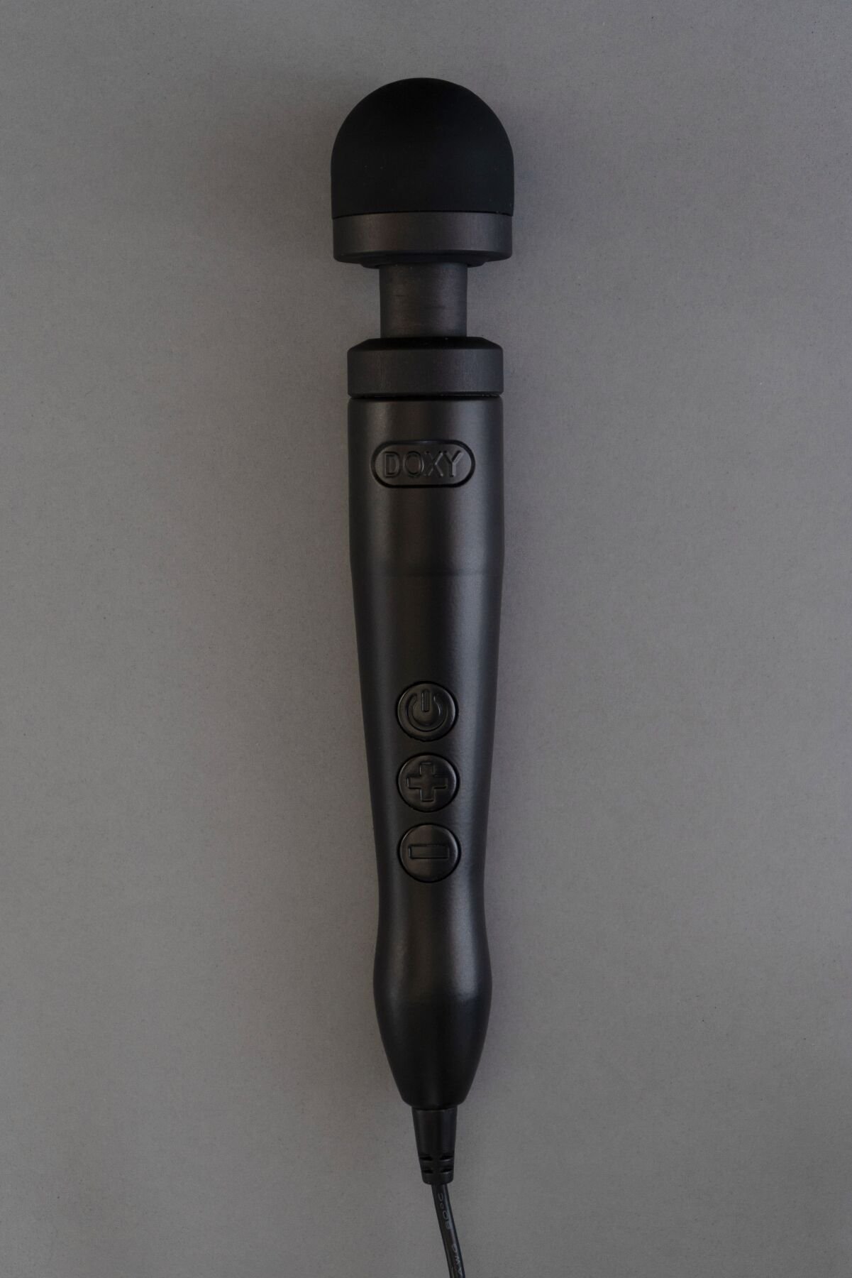 Вібромасажер DOXY Die Cast 3 Matt Black, дуже потужний, живлення 220В, металевий корпус - Зображення 7