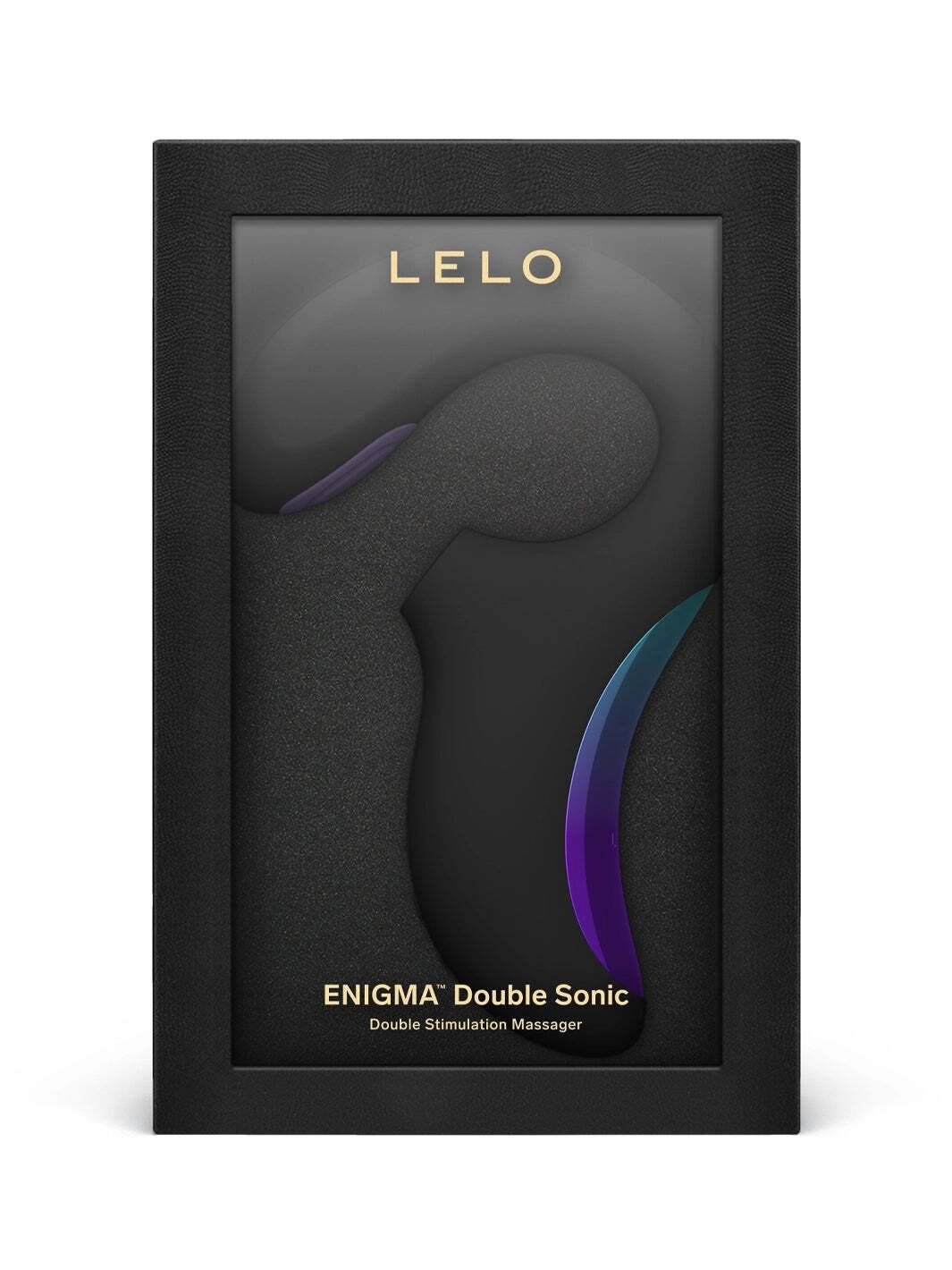 Кліторально-вагінальний звуковий стимулятор LELO Enigma Double Sonic Black - Зображення 4