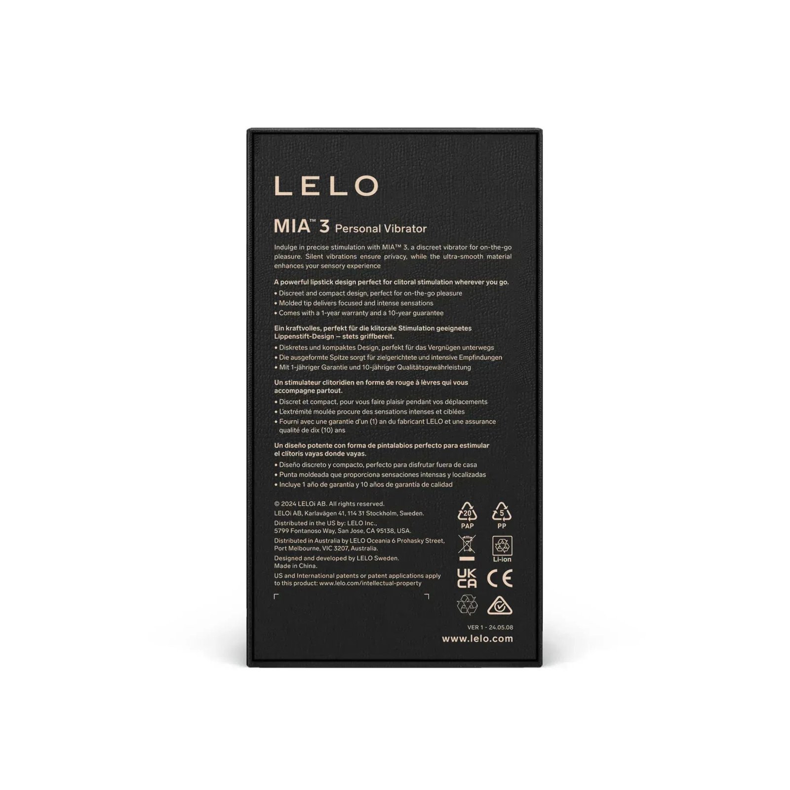 Шикарна віброкуля LELO Mia 3 Black - Зображення 10