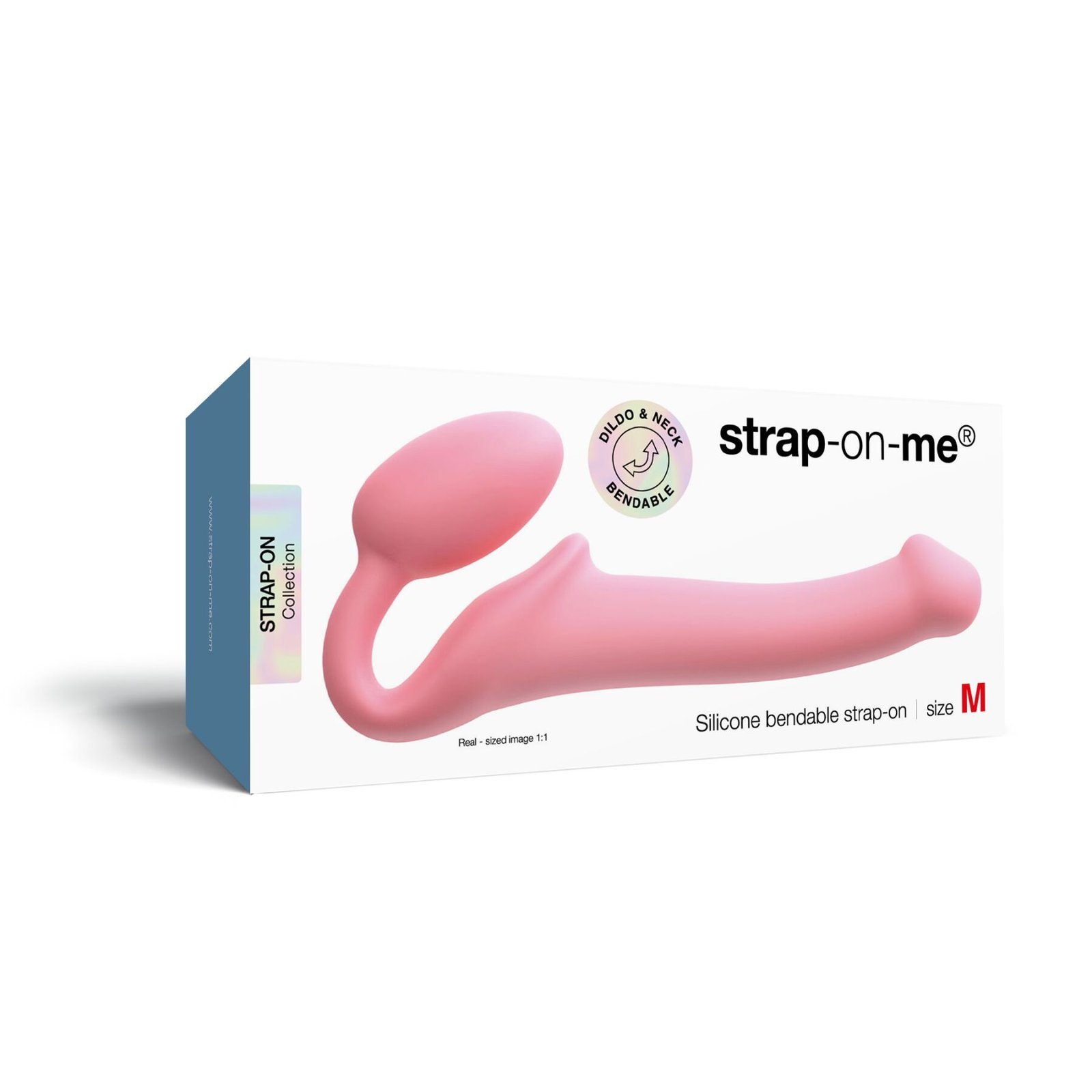Безремінний страпон Strap-On-Me Rose M, повністю регульований, діаметр 3,3 см - Зображення 7