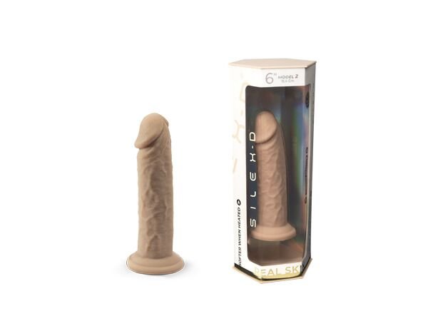 Фалоімітатор SilexD Robby Real Skin Flesh (MODEL 2 size 6in) - Зображення 7