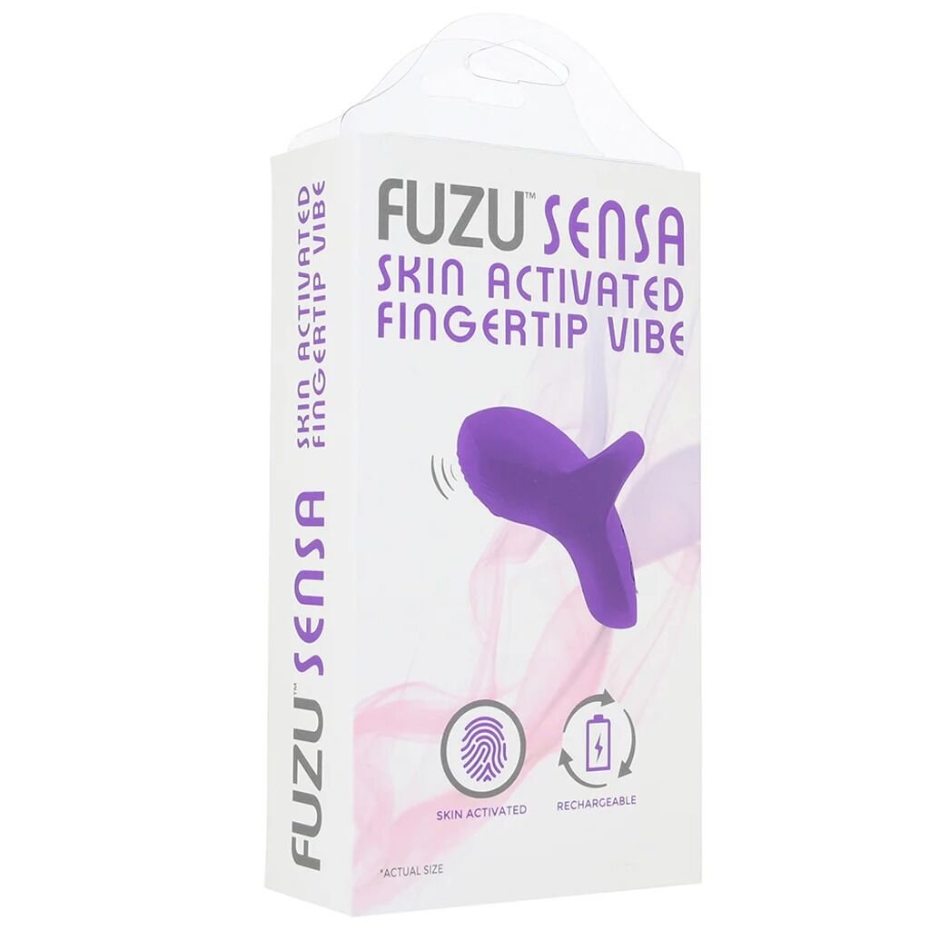 Вібратор на палець FUZU Sensa Skin Activated Fingertip Vibe – Pastel Purple, сенсорне керування, 8 режимів - Зображення 6