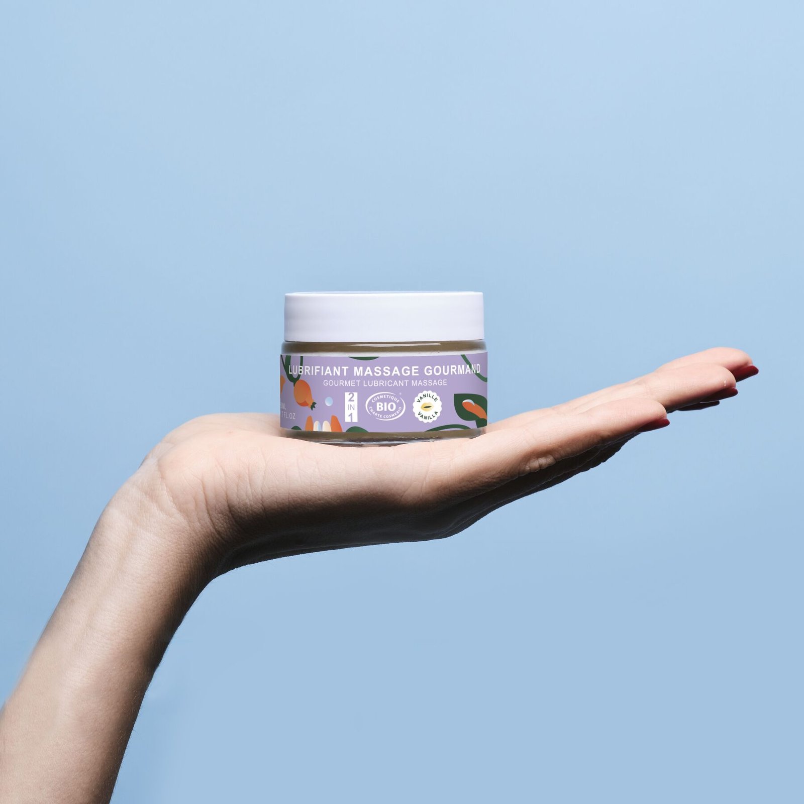 Масажна олія-лубрикант з ароматом та смаком ванілі Goliate Couple Gourmand Vanille 50 мл - Зображення 9