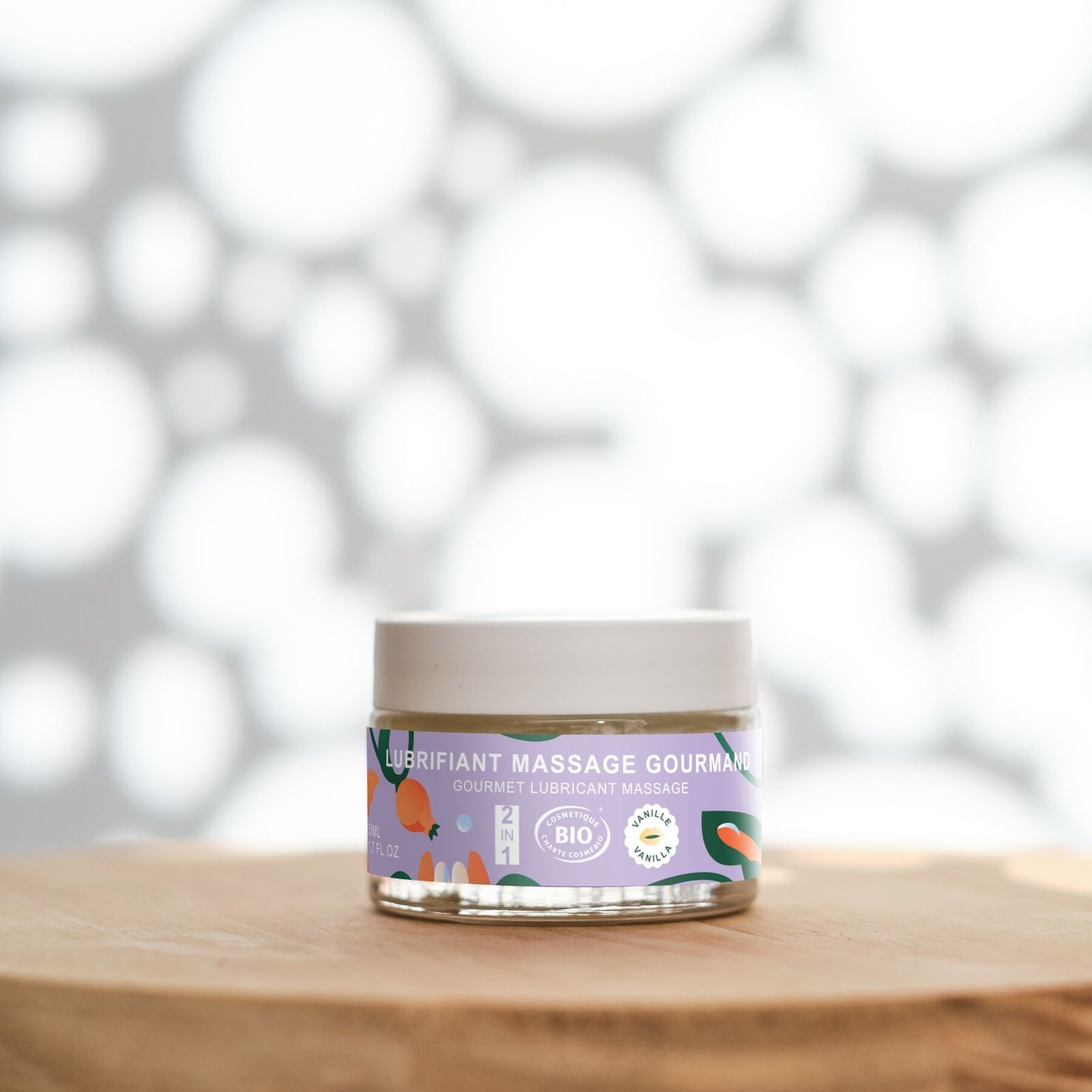 Масажна олія-лубрикант з ароматом та смаком ванілі Goliate Couple Gourmand Vanille 50 мл - Зображення 3