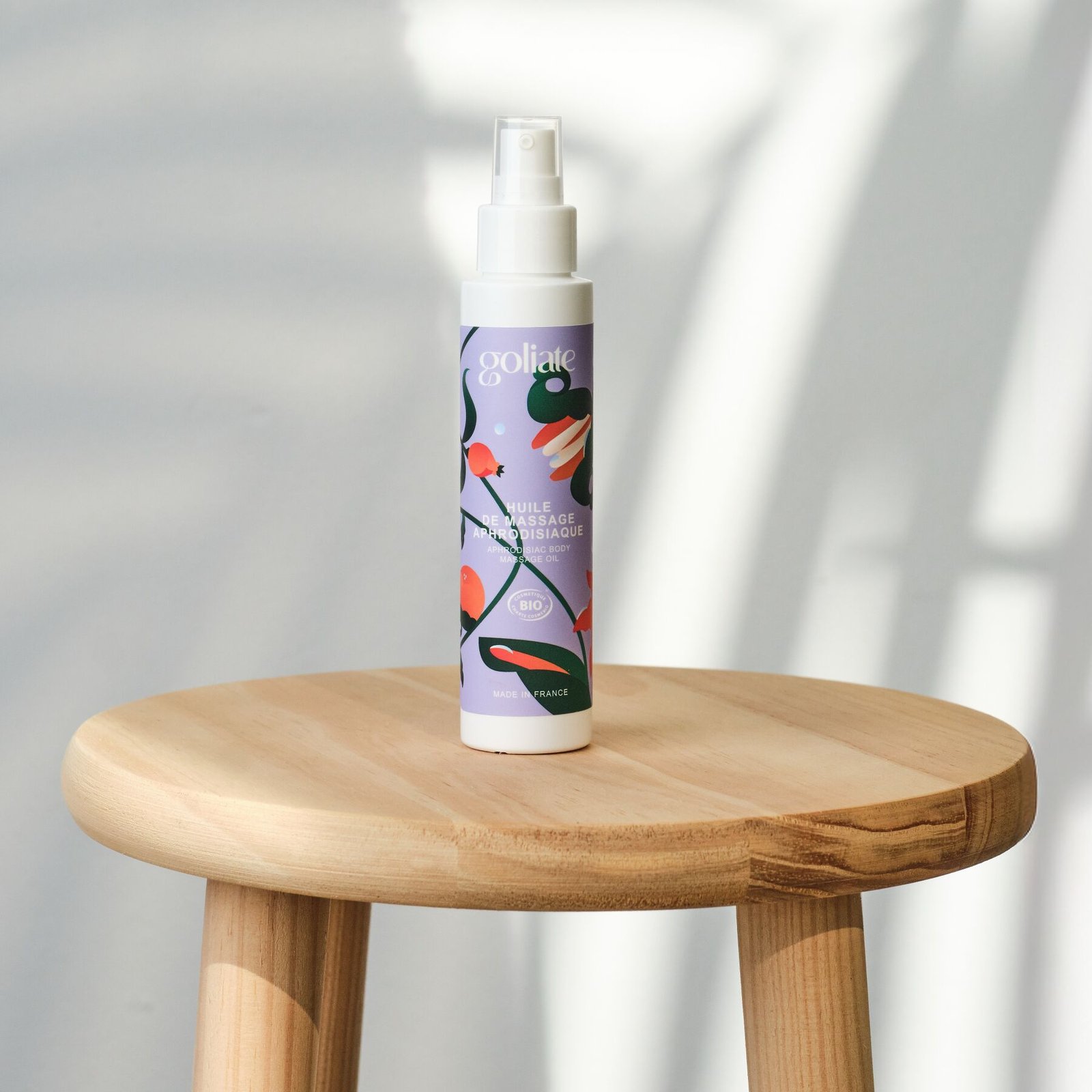 Масажна олія Goliate Huile De Massage Aphrodisiaque 100 мл, органічна, зігрівальний ефект - Зображення 5