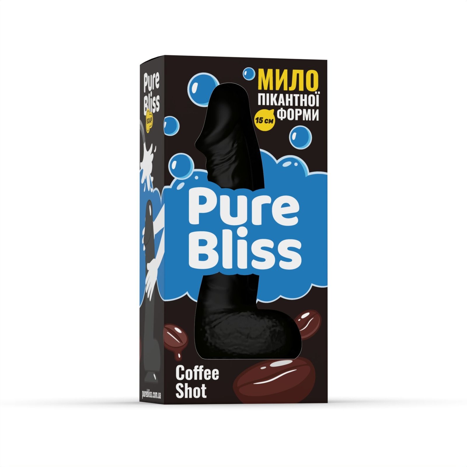 Ароматне мило пікантної форми Pure Bliss Black Coffee Shot (Кава) 15 см - Зображення 6
